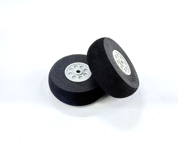 55mm 耐磨海綿輪胎 4mm 軸心 適用 1.5M ~ 2M 飛機 