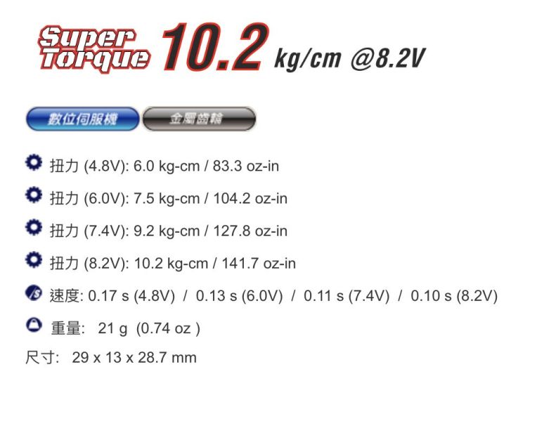 MKS HV69  中型競賽級高壓中型伺服機 