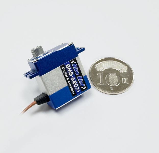 BLUE BIRD 青鳥科技 BMS-207A 高壓高扭力 8.4v / 10.3Kgs 小型伺服機 適用1.6M ~ 1.8M 噴射、導風扇、像真機、58” 3D 飛機 台灣製品 