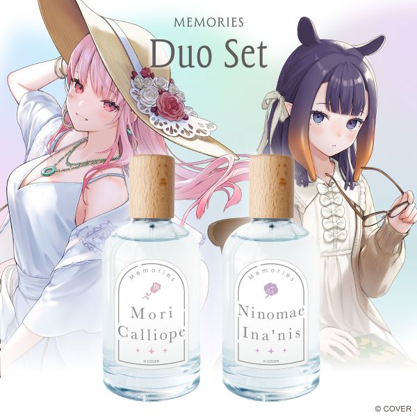 【SPcollect】MEMORIES Special Duo Set - Mori Calliope & Ninomae Ina'nis Mori Calliope,Ninomae Ina'nis,森カリオペ,一伊那尓栖,MEMORIES Fragrance Mist,Special Duo Set