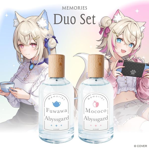 MEMORIES Special Duo Set - Fuwawa Abyssgard & Mococo Abyssgard Fuwawa Abyssgard,Mococo Abyssgard,MEMORIES Fragrance Mist,Special Duo Set