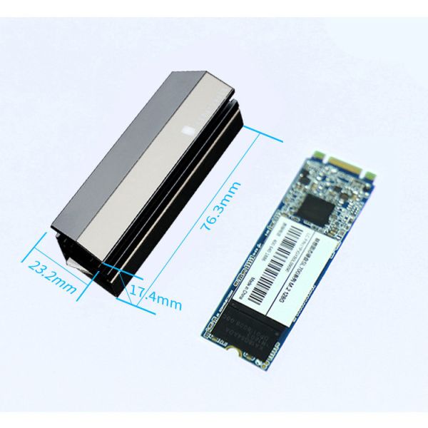 Jonsbo M.2 SSD硬碟散熱器 (全鋁/2280/影片實測散熱強) CP值最高 