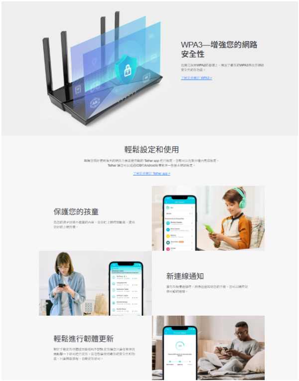 Archer AX53 AX3000 雙頻 Gigabit Wi-Fi 6 路由器 