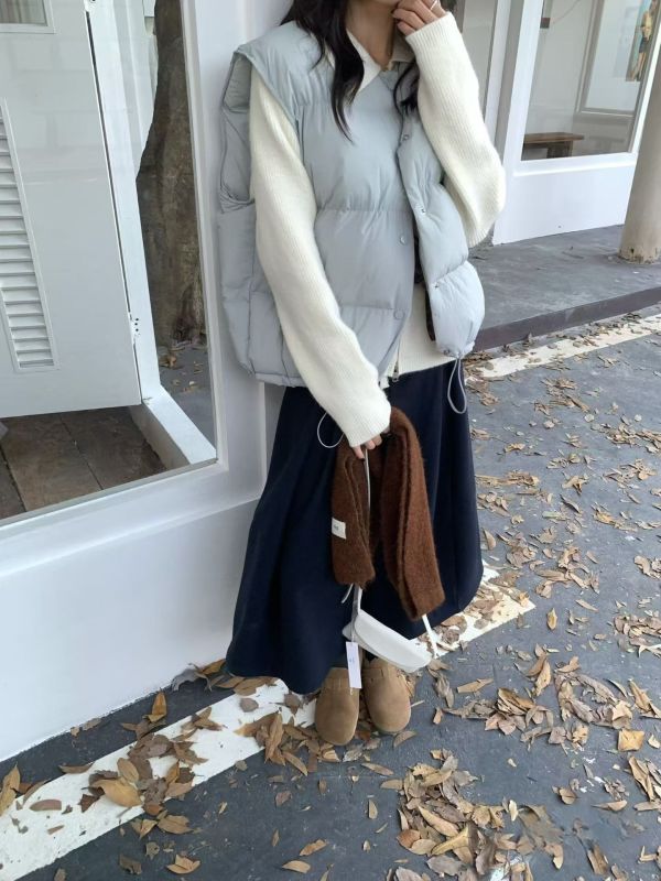 𝐍𝐞𝐰 𝟐𝟎𝟐𝟓羽絨棉圓領馬甲 