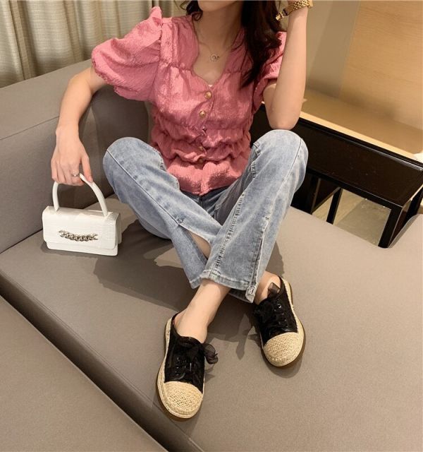 網紗點點漁夫懶人鞋 漁夫鞋,懶人鞋,平底半拖鞋,春夏人氣話題女鞋,美人鞋窩,鞋空間,點點拖鞋,花猴推薦款