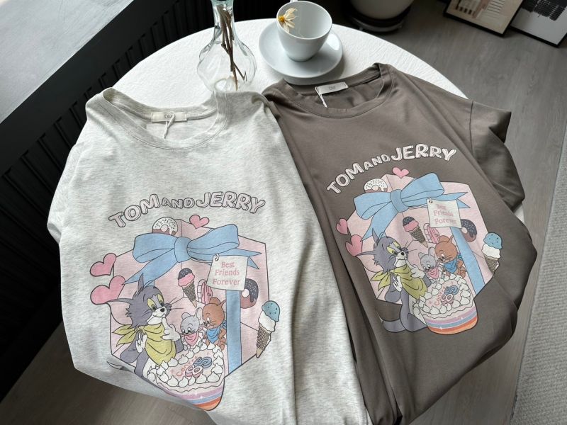 湯姆貓與傑利鼠復古短T 