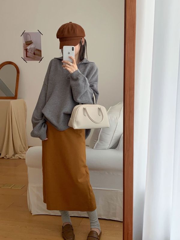 𝐍𝐞𝐰 𝟐𝟎𝟐𝟓 剪刀領大版毛衣 