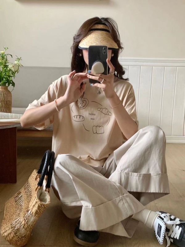 韓系可愛麵包圖Tee 