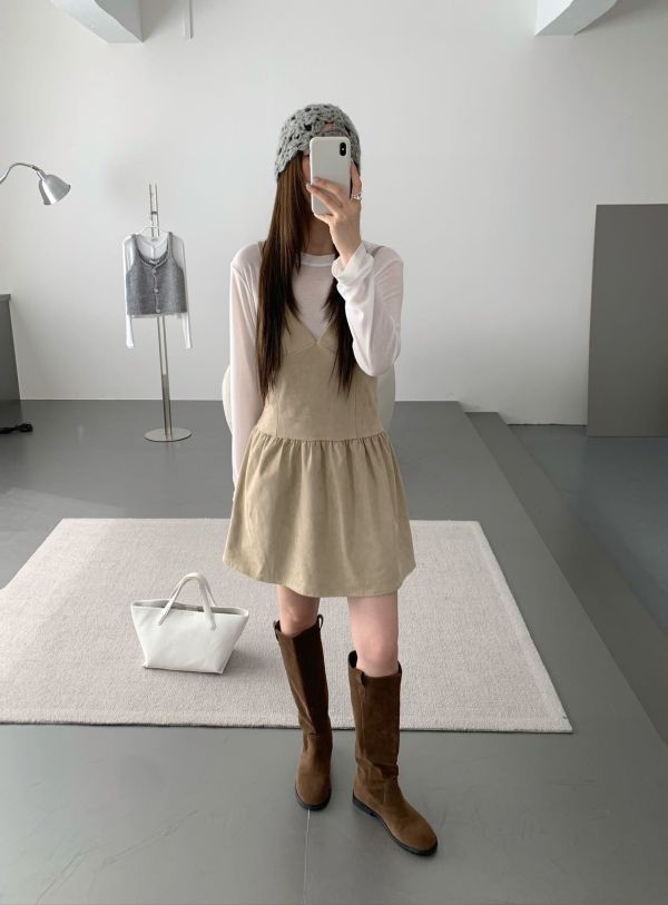 𝐍𝐞𝐰 𝟐𝟎𝟐𝟓 V領吊帶短洋 