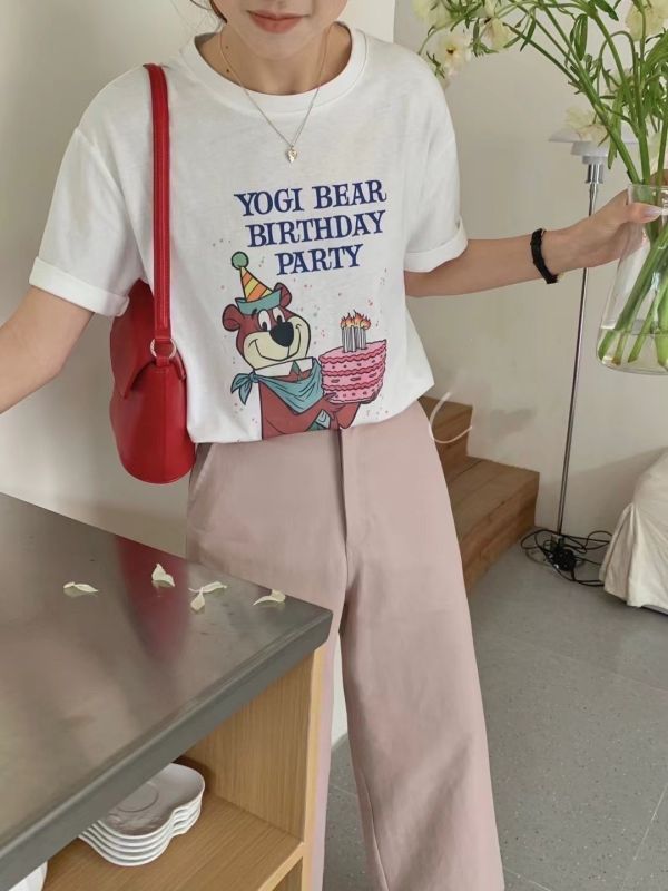 熱銷款～小熊生日蛋糕棉Ｔ 