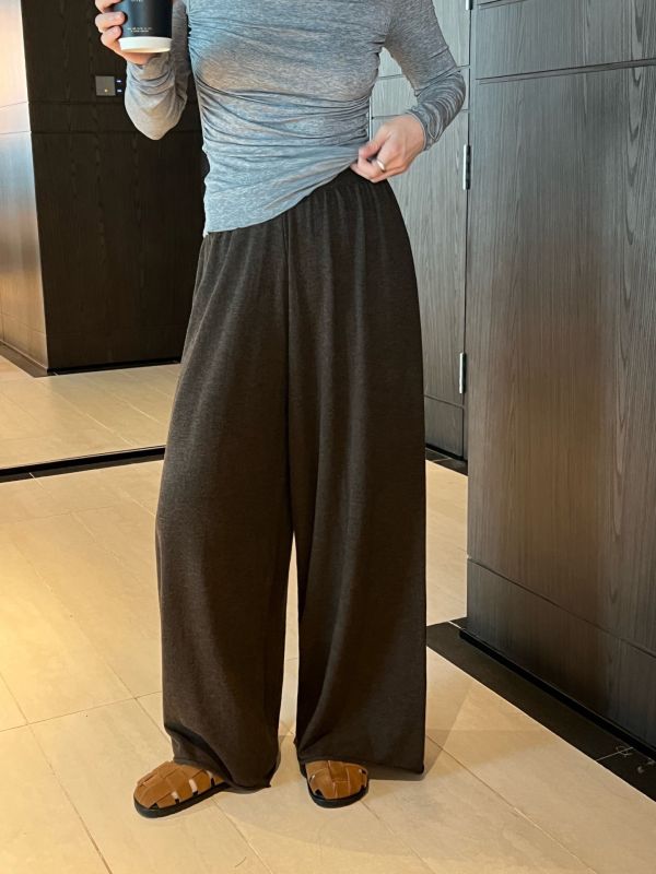 𝐍𝐞𝐰 𝟐𝟎𝟐𝟓 毛織闊腿休閒褲 