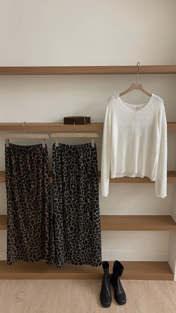 𝐍𝐞𝐰 𝟐𝟎𝟐𝟓 豹紋傘長裙 