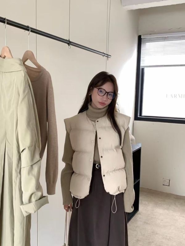 𝐍𝐞𝐰 𝟐𝟎𝟐𝟓羽絨棉圓領馬甲 