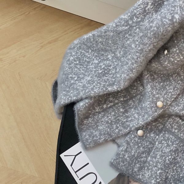 水貂金釦小香外套 