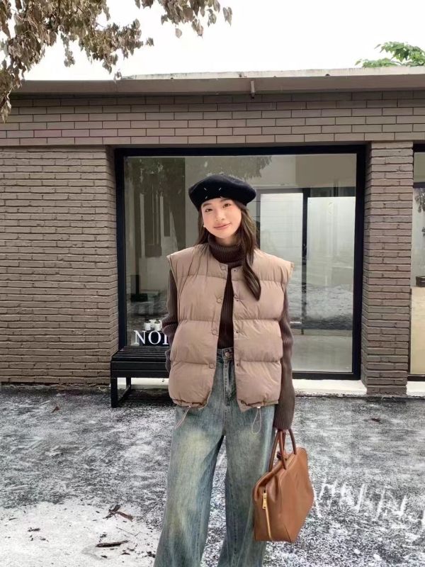 𝐍𝐞𝐰 𝟐𝟎𝟐𝟓羽絨棉圓領馬甲 