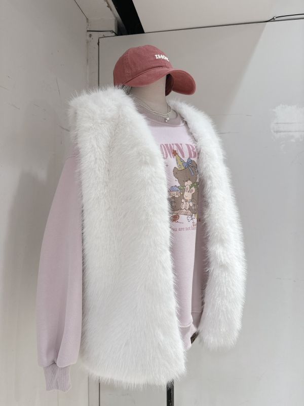 小熊加絨圓領衛衣 