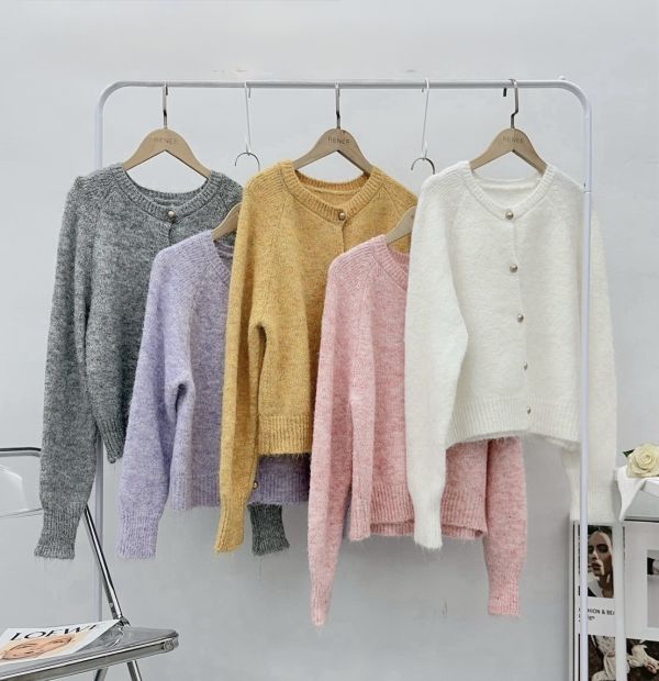 SR超美開釦毛衣 