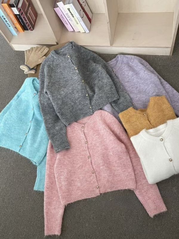 SR超美開釦毛衣 