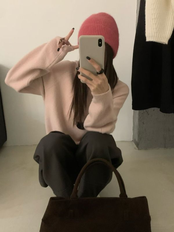 𝐍𝐞𝐰 𝟐𝟎𝟐𝟓 抽繩連帽針織毛衣 