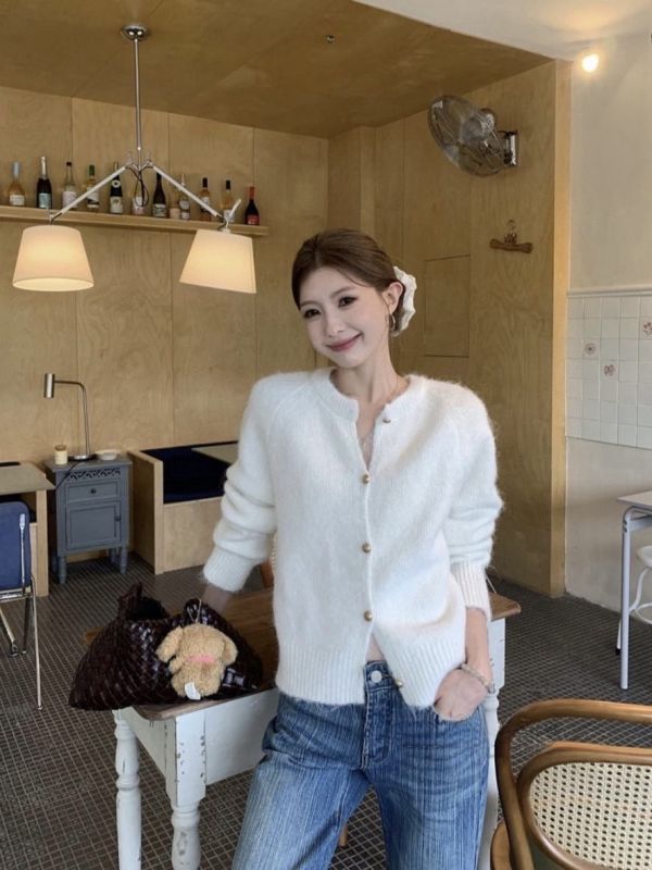 SR超美開釦毛衣 