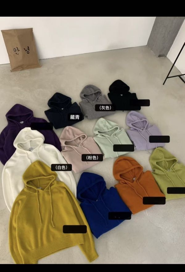 𝐍𝐞𝐰 𝟐𝟎𝟐𝟓 抽繩連帽針織毛衣 