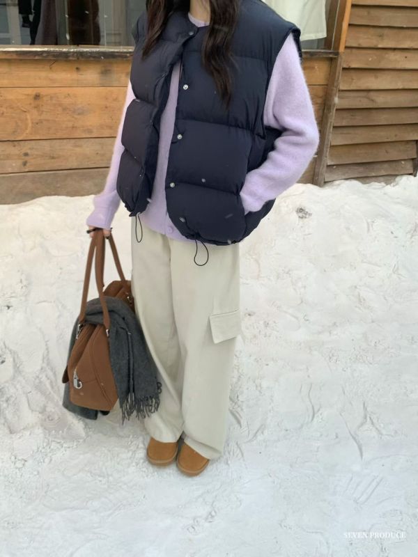 𝐍𝐞𝐰 𝟐𝟎𝟐𝟓羽絨棉圓領馬甲 