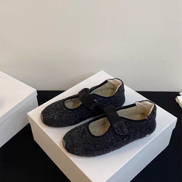 毛呢瑪莉珍2公分休閒鞋 