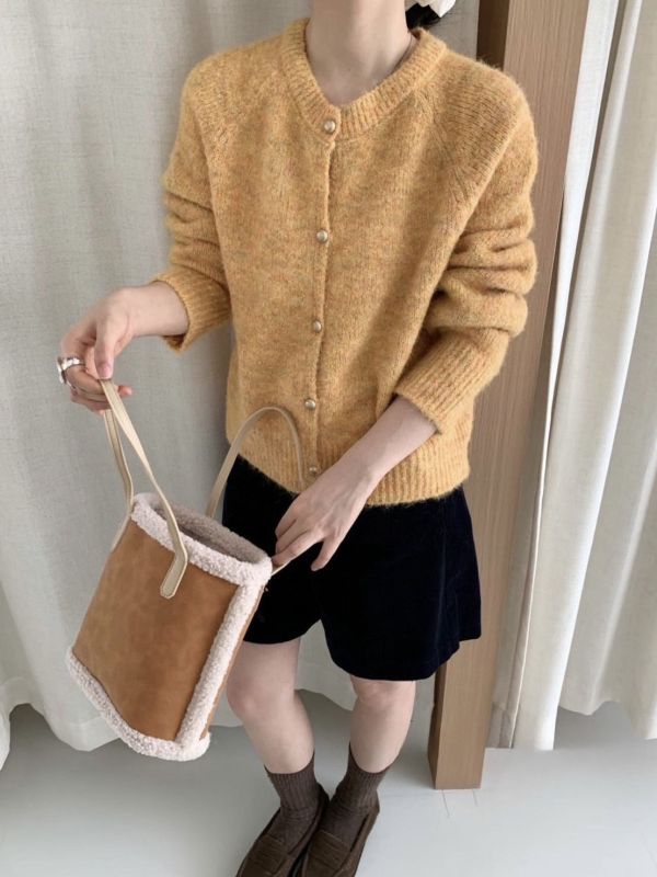 SR超美開釦毛衣 