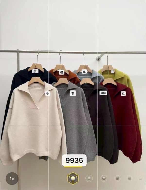 𝐍𝐞𝐰 𝟐𝟎𝟐𝟓 剪刀領大版毛衣 