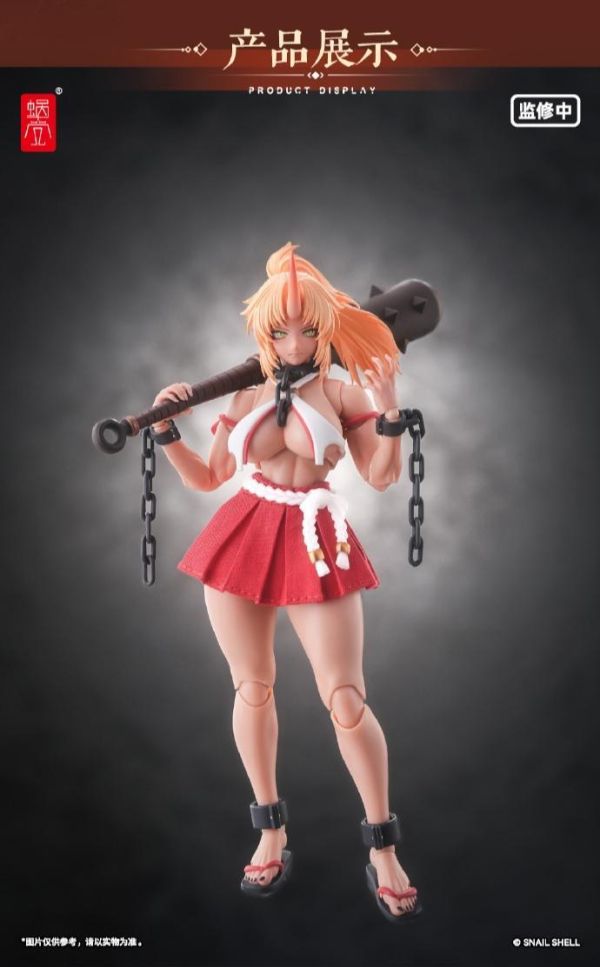 2026年第四季預購 蝸之殼 1/12 RPGEX-08 鬼巫女 次女 紅葉 可動完成品 