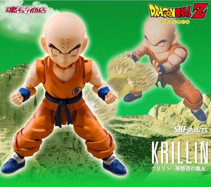 2026年2月預購 S.H.Figuarts SHF 七龍珠 克林 孫悟空最好的朋友 可動完成品 