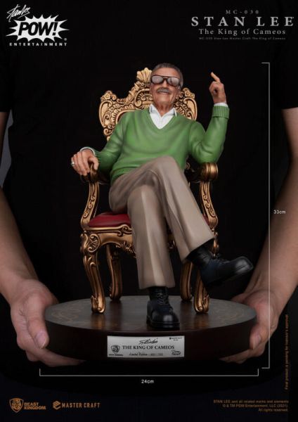 [現貨] 清倉特價 野獸國 MC-030 STAN LEE 史丹．李 極匠系列 客串之王 雕像 塗裝完成品 