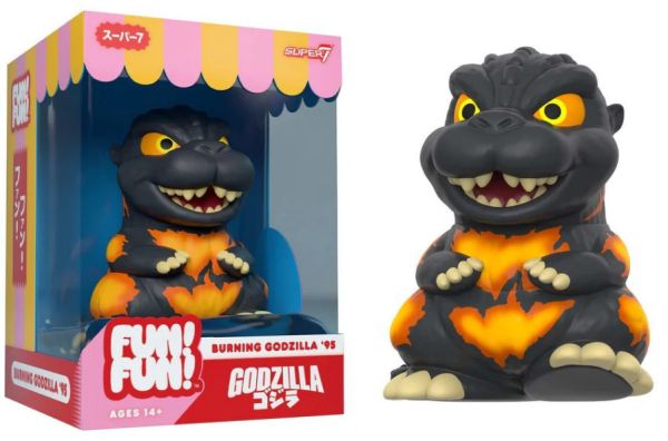 [現貨]新品特價 東寶Toho Fun! Fun! 紅蓮哥吉拉 約5吋 軟膠 塗裝完成品 