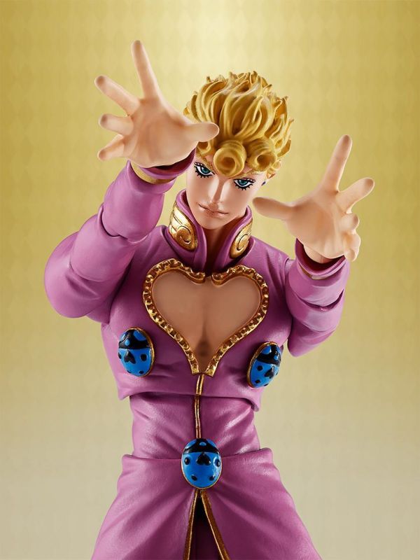 11月預購 S.H.Figuarts SHF JoJo的奇妙冒險第五部黃金之風 喬魯諾·喬巴拿 可動完成品 