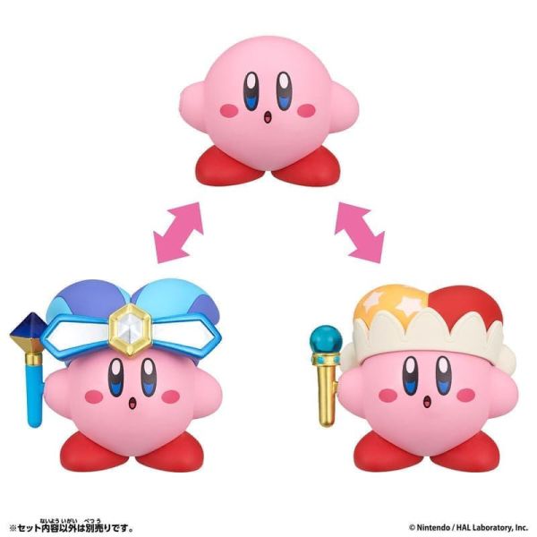 12月預購 萬代 星之卡比公仔 變身!複製能力 鏡子與光束 塗裝完成品 