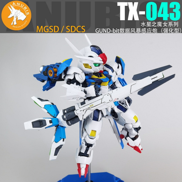 10月預購 DUA TX043 MGSD SDCS 風靈 數據風暴感應炮 3D列印套件 