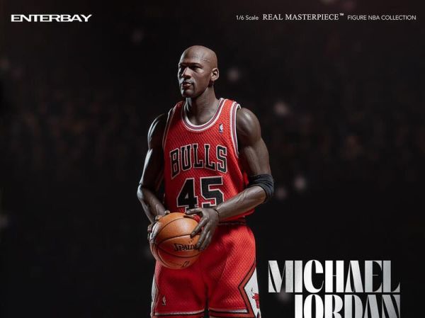[現貨] ENTERBAY 1/6 NBA系列 公牛隊 Michael Jordan 麥可‧喬丹 45號 I'M BACK 限量版 可動人偶 