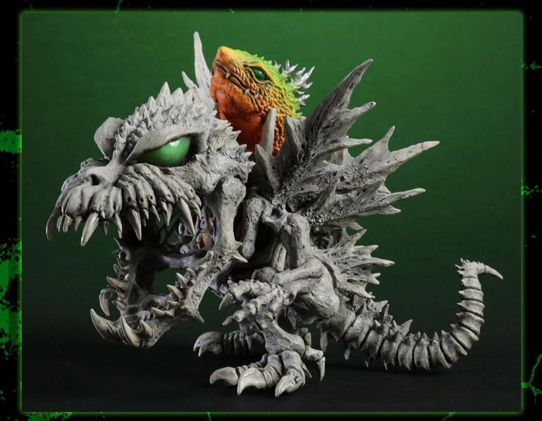 10月預購 X-PLUS Q版 數碼寶貝x哥吉拉 喪屍暴龍獸 G侵蝕模式 普通版 塗裝完成品 