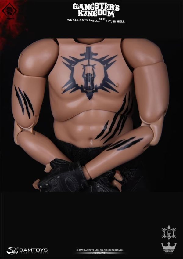 [現貨]特價出清 DAMTOYS GK010 1/6 黑幫王國 方塊4 米列夫斯基 可動人偶 