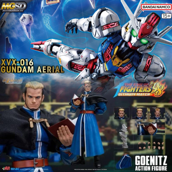 [即將到貨]清倉特價 MGSD 風靈鋼彈+STORM TOYS 1/12 格鬥天王 拳皇 98 暴風傑尼茲/高尼茲 可動完成品 