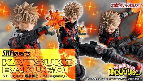 2026年5月預購 S.H.Figuarts SHF 我的英雄學院 爆豪勝己-The Beginning- 可動完成品 