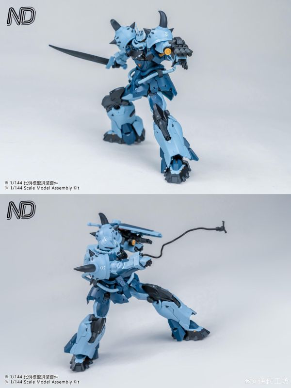 2月預購 逆代工坊 1/144 唬王 組裝模型 (腿部外甲可爆甲） 