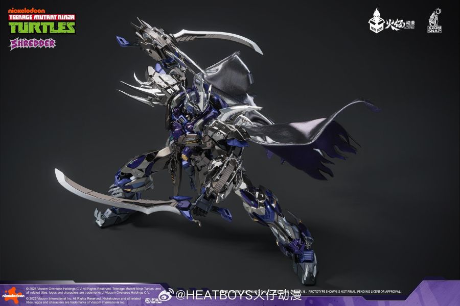 2027年第二季預購 HEATBOYS MECHAHEAT HB0119 忍者龜 施瑞德 電鍍版 合金機甲 可動完成品 