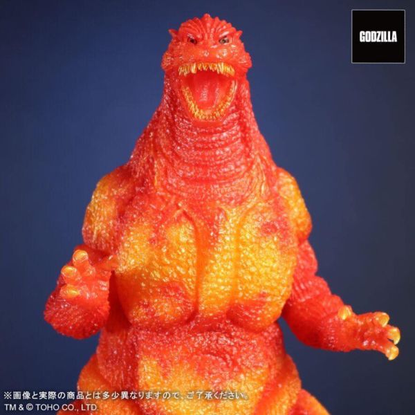 9月預購 X-PLUS 東寶30cm 哥吉拉 1995 紅蓮橘透 塗裝完成品 