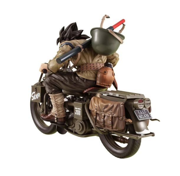 2026年5月預購 MEGAHOUSE MH限定 DESKTOP REAL McCOY EX 七龍珠Z 扉頁插圖 孫悟空&摩托車 塗裝完成品 