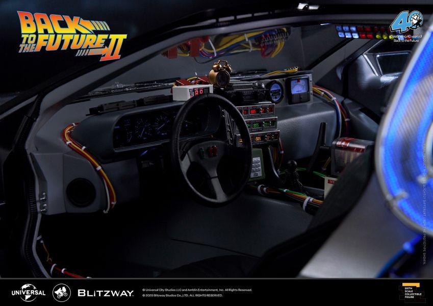 25年第四季預購 BLITZWAY 1/6 回到未來2 時光飛車 時光車 