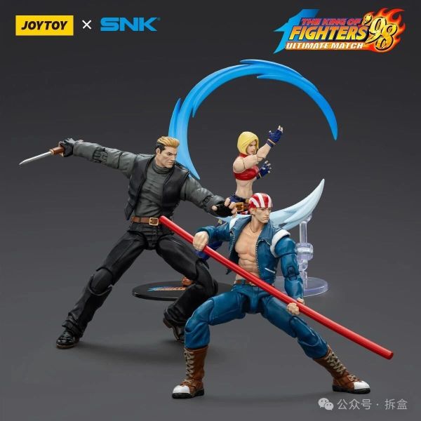 12月預購 Joytoy X SNK 暗源 格鬥天王 KOF98 1/18 97特別隊 瑪麗 / 山崎龍二 / 比利 可動人偶 