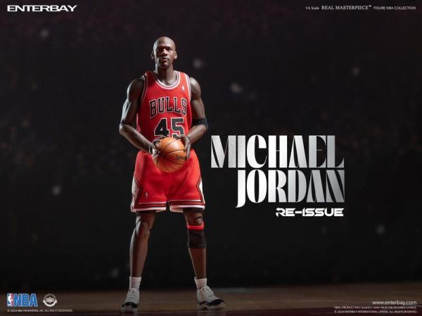 [現貨] ENTERBAY 1/6 NBA系列 公牛隊 Michael Jordan 麥可‧喬丹 45號 I'M BACK 限量版 可動人偶 
