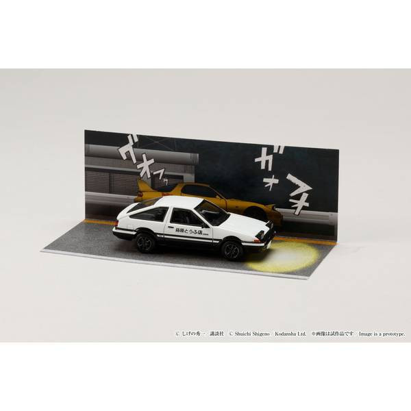 8月預購 頭文字D 30周年記念 1/64 Toyota SPRINTER TRUENO (AE86) 藤原拓海 VS 高橋啓介 塗裝完成品 