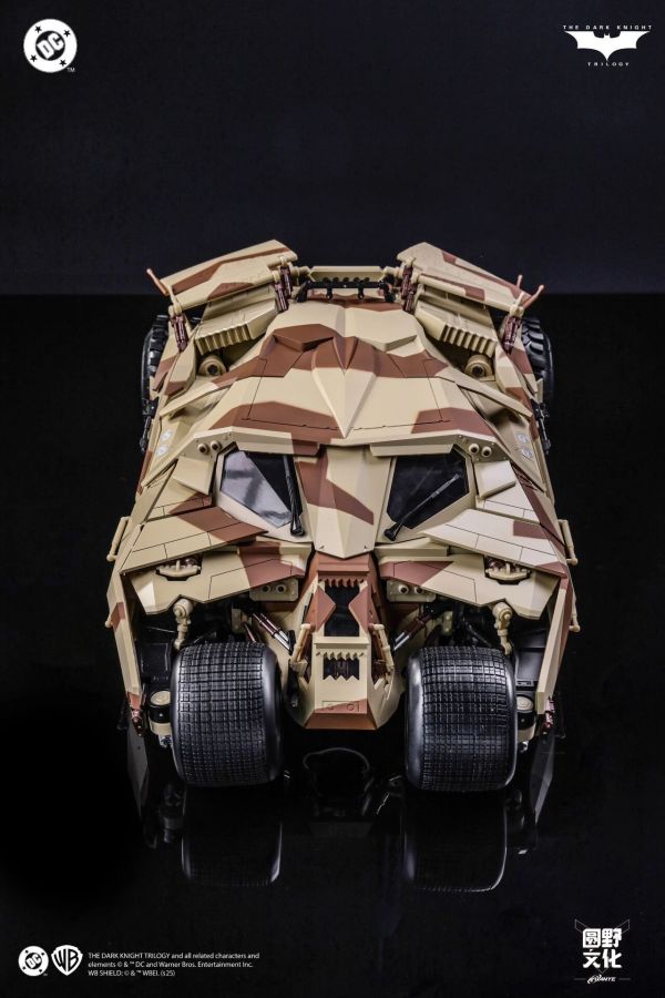 2026年2月預購 創世模王 1/12 蝙蝠俠 暗黑騎士 DC 韋恩 迷彩蝙蝠車 & 蝙蝠機車 組裝模型 